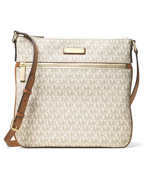 michael kors signature bedford flat small crossbody